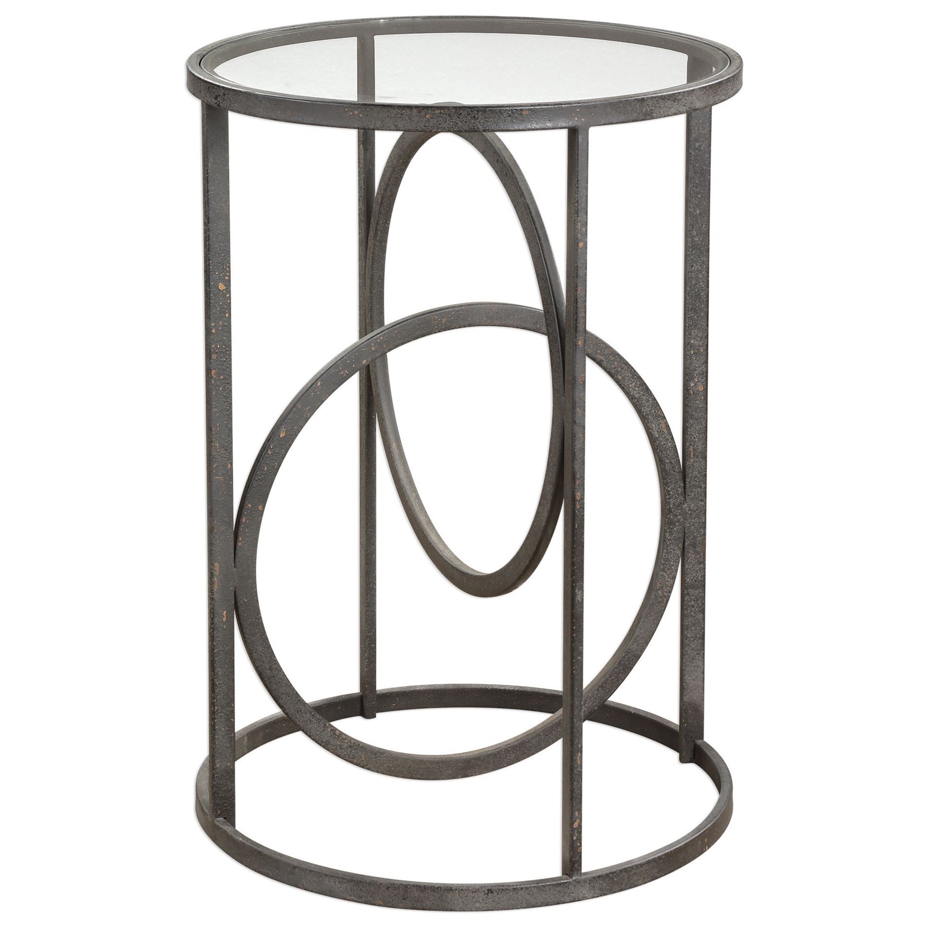 Uttermost Accent Furniture Occasional Tables Lucien Iron Accent Table